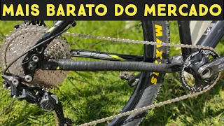 KIT RELAÇÃO 1X10 MAIS BARATO DO MERCADO CASSETE 10V GTA, COROA 34T DEKAS E CORRENTE TEC