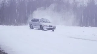 Enjoying winter with E39