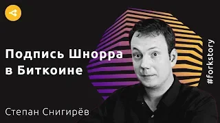 Зачем нужны подписи Шнорра в Биткоине — Степан Снигирев