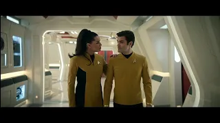 James Kirk starts dancing and singing with Una | Star Trek Strange New Worlds season 2 episode 9