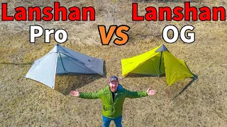 LANSHAN PRO vs LANSHAN ORIGINAL | Which is the best budget backpacking tent?