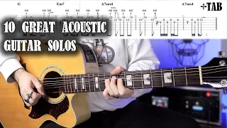 10 Great Acoustic Guitar Solos | With Tabs