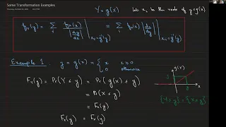 EE564 Lecture 12  - Transformation of RVs Examples and Markov's Inequality