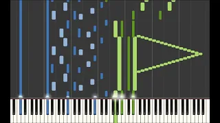 Jaws Theme by John Williams (piano duet synthesia)