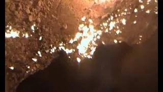 Darvaza gas crater at night. 29/9/14