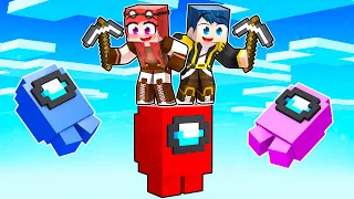 GIOCO CON 1 SOLO BLOCCO DI LUCKY BLOCK DI AMONG US! - MINECRAFT