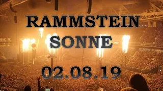 Rammstein – Sonne, St.Petersburg 02.08.19 (отрывок с трибуны)