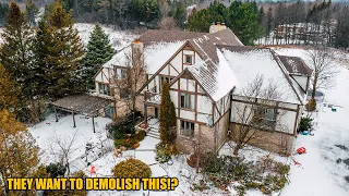 They ABANDONED This Stunning 1980's Tudor Manor in the Forest! What Happened Here??? FHO Ep 103