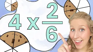 Multiplying Whole Numbers By Fractions Using Models