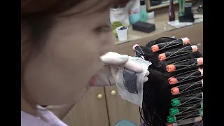 여성 짧은 단발 상고컷 및 퍼머 하는법 by 헤띠샘 (왕초보용)  Perm Wave and Haircut