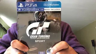 Gran Turismo Sport Limited Edition (Steelbook) PS4 Unboxing