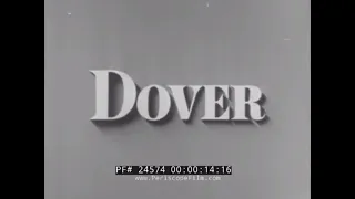 WWII BRITISH MINISTRY OF INFORMATION FILM "DOVER" with EDWARD R. MURROW 24574