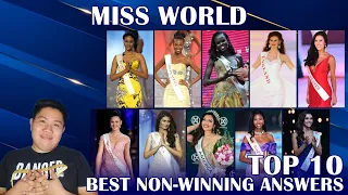 Miss World | TOP 10 Best Non-Winning Answers (2010 - 2024)