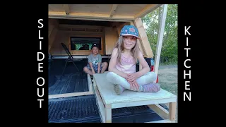 DIY Overland Truck Camper Part 11 Slide Out Kitchen Part 1