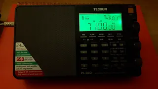 Tecsun PL-880, сороковка вечером.