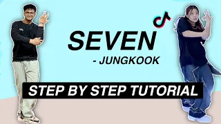 정국 (Jung Kook) 'Seven *STEP BY STEP TUTORIAL* (Beginner Friendly)