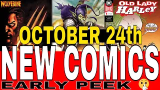 NEW COMIC BOOKS RELEASING OCTOBER 24th 2018. MARVEL COMICS DC COMICS IMAGE COMICS WEEKLY PICKS