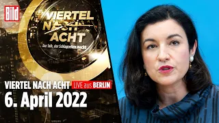 🔴 Viertel nach Acht – 6. April 2022 u.a. Dorothee Bär, Johannes Steiniger | LIVE Replay