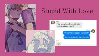 Semishira confession | Confessions pt4 | lyric confessions (Stupid With Love) | haikyuu texts