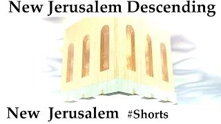 New Jerusalem Descending out of Heaven from God – Revelation 21:10,11,18 - The Holy City. #Shorts