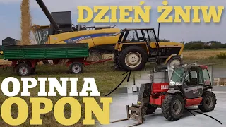 Żniwa 2022 w pełni, koszenie owsa | Prezentacja opon po dwóch latach użytkowania [vlog#178]