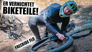 Zerstören diese TRAILS sein MOUNTAINBIKE? 3 Länder Enduro Trails mit FREERIDE FLO