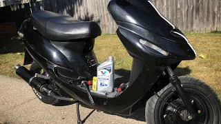 How To Change 50cc Scooters Oil & Spark Plug