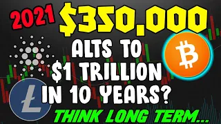 $350k BITCOIN IN 2021? ALTCOINS LIKE CARDANO & LITECOIN ON THEIR WAY TO $1 TRILLION MARKET CAP?