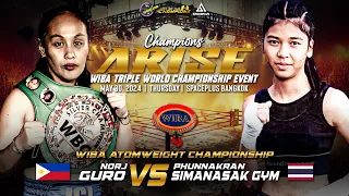 Norj Guro 🇵🇭 VS Phunnakran Singmanasak Gym 🇹🇭 | May 30, 2024