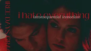 Katherine and Damon | i hate everything about you