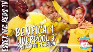 Benfica 1-3 Liverpool (Konate, Mane & Diaz put LFC in total control) Quarter Final Champions League
