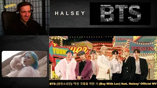 BTS (방탄소년단) '작은 것들을 위한 시 (Boy With Luv) feat. Halsey' Official MV Реакция | Boy With Luv Reaction