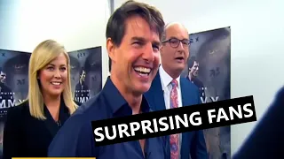 Tom Cruise  & other Celebrities Surprising Fans (New 2020)  [You Must See Their Faces]