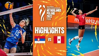 🇷🇸 SRB vs. 🇨🇦 CAN - Highlights Phase 1 | Women's World Championship 2022