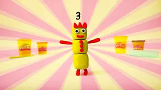 Numberblocks | Learn Numbers with Play-Doh - Number 3 | Learn with Play-Doh