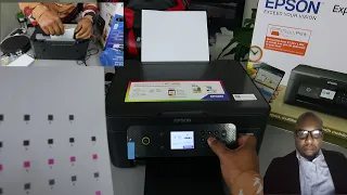 How to Load Paper, Glossy Photo Paper and Align the Print Head In Epson XP-4200 WIFI Printer