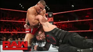 FULL MATCH - Roman Reigns vs. Jason Jordan - Intercontinental Championship Match: Raw, Dec. 4, 2017