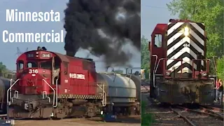 Minnesota Commercial Railway - 70 Year Old Locomotives Smoking Like Chimneys!