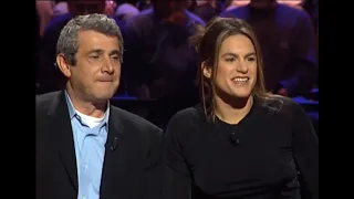 Qui veut gagner des millions ? Michel Boujenah et Amélie Mauresmo 04/02/2003