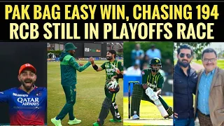 RCB in race of playoffs after massive win | Pakistan bag easy win vs Ireland, series alive