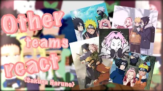 ||Naruto friends react to team 7🌸🍅🍜||Sakura Haruno||part 1/3.5||first video!!||