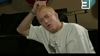 EMINEM speak about Curtain  Call  album 2005 on mtv Italy.