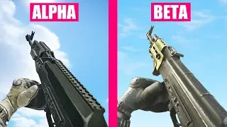 Escape from Tarkov Alpha vs Beta Weapons Comparison