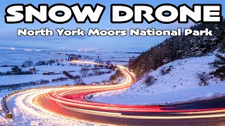 Whitby & North York Moors Snow Drone Egton, Ruswarp, Lealholm, Danby, Castleton, Blakey And Grinkle
