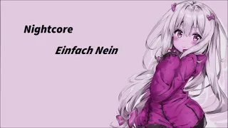 Nightcore Einfach Nein