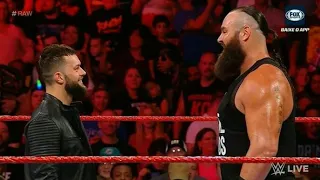 Finn Balor vs Braun Strowman Raw 28, May 2018