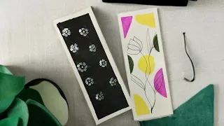 Diy Aesthetic Bookmarks | Bookmark painting ideas acrylic | @ArtsCraftsbyaaru