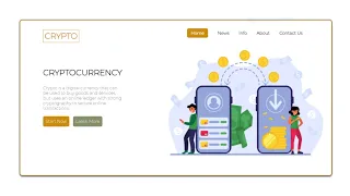 Create Website using HTML and CSS | Make Crypto Website with HTML and CSS | Cryptocurrency Website