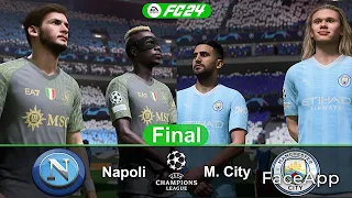 EA FC 24 • Manchester City Vs Napoli "Haaland contro Osimhen" Finale Champions League • FIFA 23 MOD