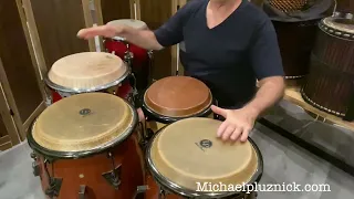 Funky Cha Cha  Invento on 4 congas from my new online lesson series